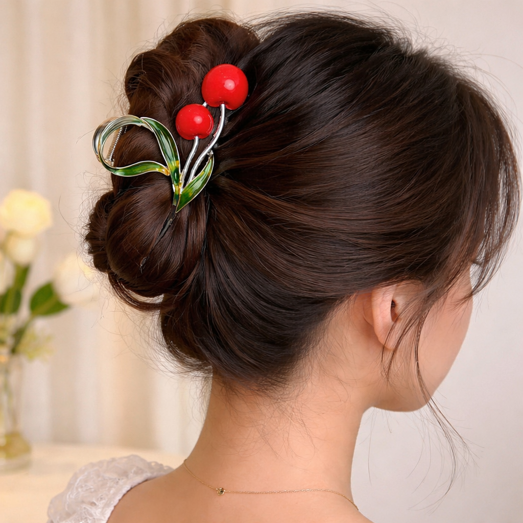 Cherry Lady Clip